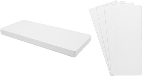 (30) 12" Record Divider Cards - Lesser Cut Narrow - White, Standard 30mil - 6" x 13 1/2" - #12NS13NWH30