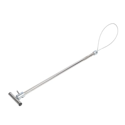 Tnfeeon Stainless Steel Animal Catcher Pole Adjustable Length Dog Catcher Tool with Thickened Wire Rope for Pigs Reptiles Animal Control (T Handle Without Pull Rope 67cm) - size: T Handle Without Pull Rope 67cm