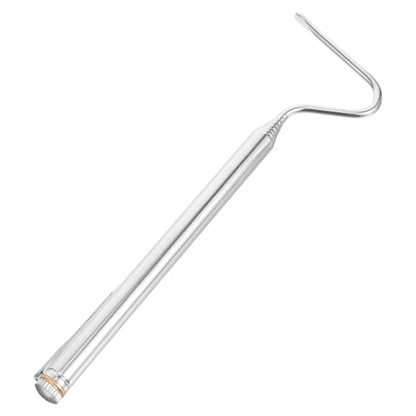 Totority Retractable Stainless Steel Snake Hook and Grabber, Telescopic Reptile Catching Pole with Handle for Safe Snake Handling and Reptile Supply Use