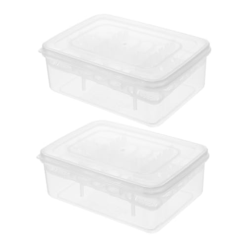 2pcs Reptile Hatching Breeding Box Compartments Transparent Incubation Tray for Easy Observation Reusable and Easy to Clean Reptile Tool for Lizards and Snakes