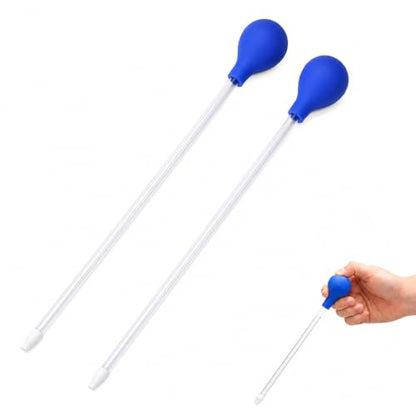 2 Pcs Long Pipette,Coral Feeder,for Fish Tank Coral Food Feeder Long Syringe Aquarium Coral Feeding Tube,for Reef Aquatic Plant Spider Snake Lizard