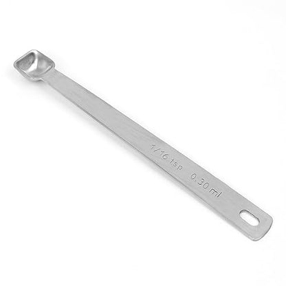 1PCS 1/16tsp(0.3ml) Tiny Measuring Spoon, Small Teaspoon for Tiny Amounts | High Precision, Food-Grade Stainless Steel, ‌Rust-Free, Dishwasher-Safe, Easy-Read Markings, Multi-Purpose, Sturdy & Durable - size: 1/16tsp|0.3ml