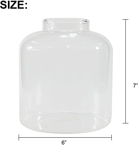 Large Glass Terrarium Succulent Plant Terrarium House for Plant/Moss Ball/Glass Fish Tank Mini Table with Wood Base & Ball lid Office Home Decoration | Mini Table with Wood Base/Ball lid Office Home Decoration - size: H-7IN