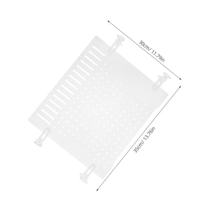 NUOBESTY Clear Acrylic Fish Tank Divider with Smooth Edges for Safe Fish Separation Flexible Transparent Aquarium Partition Board for Shrimp and Reptile Isolation Easy Installation Aquarium