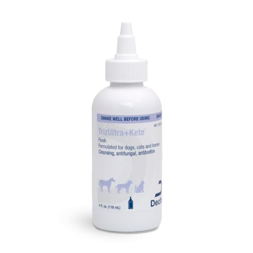 TrizUltra+Keto® Flush for Dogs, Cats and Horses, 4 Fl Oz | Cleansing, Antibiofilm; Packaging May Vary