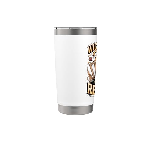 Wicket Keeper Trust Required Cricket Stainless Steel Insulated Tumbler - color: White