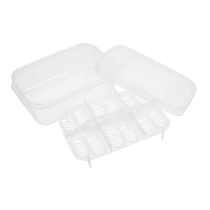 POPETPOP Box Compartments for Efficient Hatching Plastic Incubation Container for Lizards Geckos Snakes and Other Reptiles