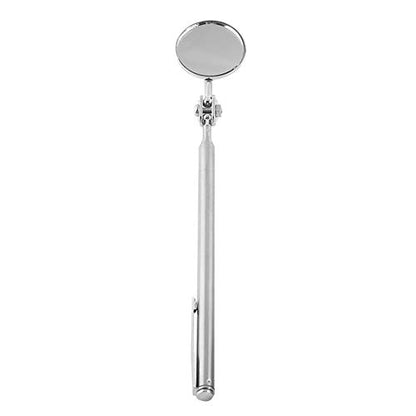 Aramox Telescoping Inspection Mirror, 30mm & 50mm, Vehicle Repairing, Water 360 Rotation, Silver