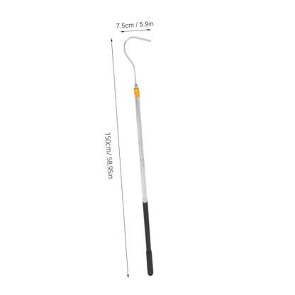 ORFOFE Telescopic Snake Catcher Tool Adjustable Stainless Steel Snake Hook for Safe and Efficient Handling Essential for Snake Catching and Reptile Control