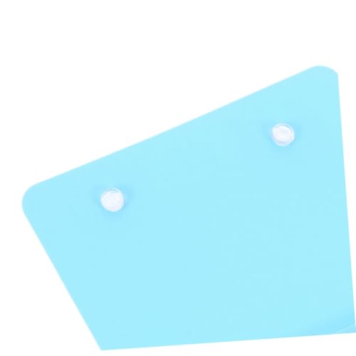 Blue Fish Breeding Plate Suction Cup Aquarium Spawning and Isolation Divider for Fish Tanks Sturdy Reptile Platform for Hatching and Transport