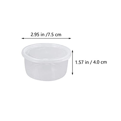 UKCOCO 20pcs Reptile Feeding Boxes Semi-Transparent Breeding Container with Ventilated Design for Lizards Snakes and Pets Quarantine Habitat