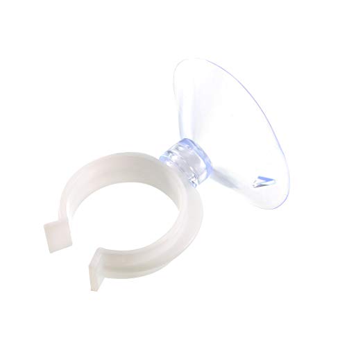 uxcell Aquarium Suction Cup Clips Airline Tube Holders Clamps for Fish Tank Clear 24mm 6Pcs - size: 24mm