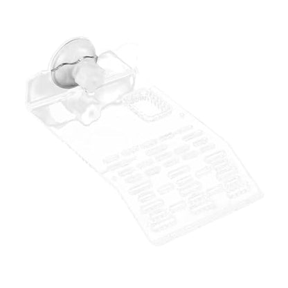 Reptile Resting Platform for Turtles with Suction Base for Aquatic Environments, Clear M - color: Clear M
