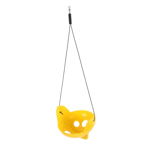 GANAZONO Terrarium Habitat Platform for Aquatic Animals Stylish Frog and Toad Resting Area Decorative Reptile and Amphibian Shelter for Water Creatures and Tank Decor - color: Yellow