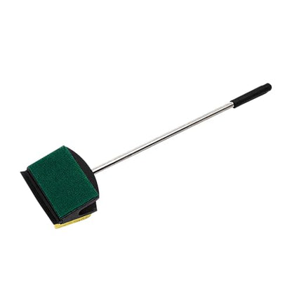 MiOYOOW Fish Tank Algae Scraper, Double Sided Aquarium Cleaning Tool with Long Handle, Reusable Water Tank Scrubber for Glass Acrylic Plastic Tanks - color: 50*7.5cm/19.68*2.95"