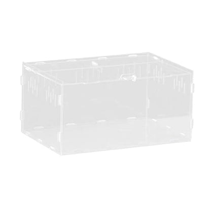Reptile Breeding Box Transparent Acrylic Terrarium Habitat Tank with Ventilation Holes for Snake Frog Turtle Hatching Case- 30x20x15cm