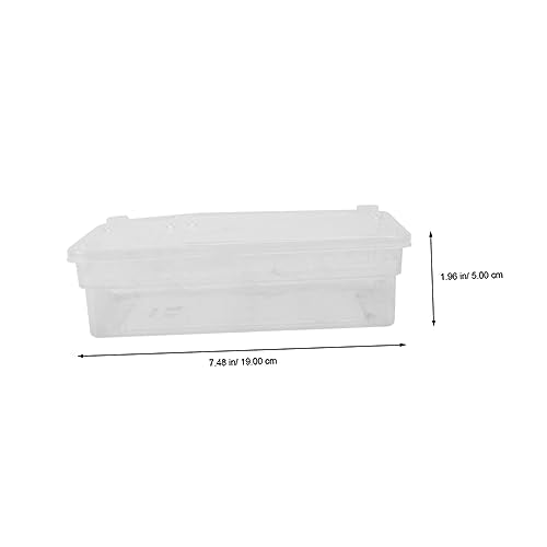 Mikikit Practical Reptile Breeding Box Lightweight Incubator for Snakes Lizards and Crawling Pets Safe Plastic Material for Professional Hatching and Incubation Needs