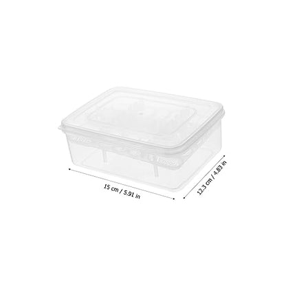 2pcs Reptile Egg Incubator Tray Compartments for Hatching Tortoise and Lizard Eggs Lightweight and Portable Breeding Box Hatchery
