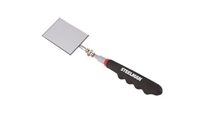 STEELMAN 41817 30-Inch Telescoping 2-Inch x 3.5-Inch Inspection Mirror - size: 2"L x 2"W