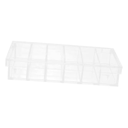 Ipetboom Acrylic Incubation Box with Lid, 6-Compartment Laboratory Storage Tray for Fish Fry Hatching, Small Animal Breeding, and Specimen Observation