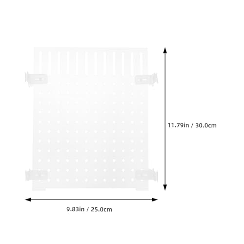 Aquarium Fish Tank Divider Acrylic Isolation Board Transparent 11.81X9.84 Inch Fish Tank Separator for Breeding and Aquarium Supply