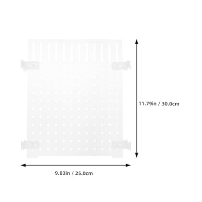 Aquarium Fish Tank Divider Acrylic Isolation Board Transparent 11.81X9.84 Inch Fish Tank Separator for Breeding and Aquarium Supply