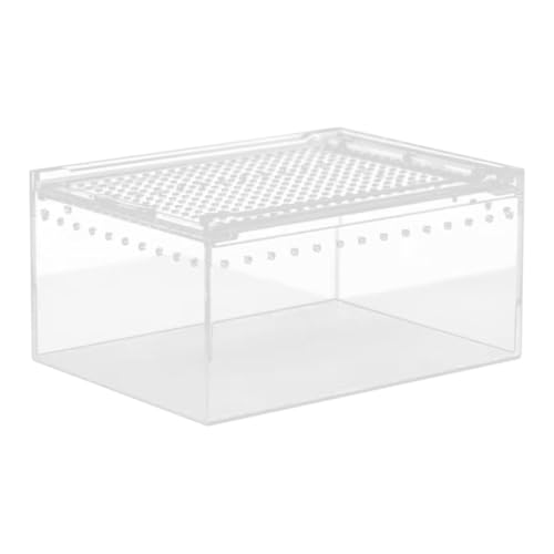 Reptile Breeding Box, Reptile Terrarium, Animal Habitat, Cage, Enclosure, Cage for Turtle Container, 20cmx15cmx10cm - size: 20cmx15cmx10cm