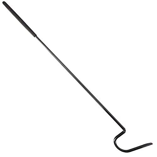 Reptile Hook 18.5" Premium Quality Rubber Non Slip Handle Black Snake Hook Tools