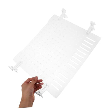 VICASKY Fish Tank Partition Acrylic Aquarium Divider Suction Cups Reptile Divide Board Fish Tank Separator Box