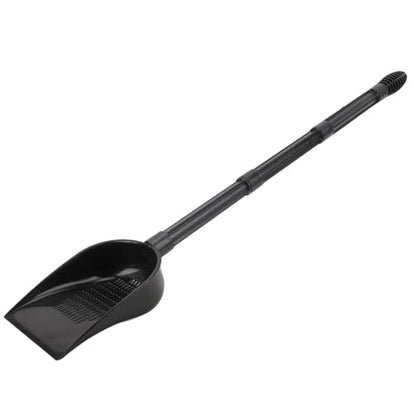 Aquarium Sand Scooper, Premium PVC Terrarium Substrate Cleaner with Quick Drainage System and Removable Extension Rod, for Fish Tank Small Pets and Beach Toys