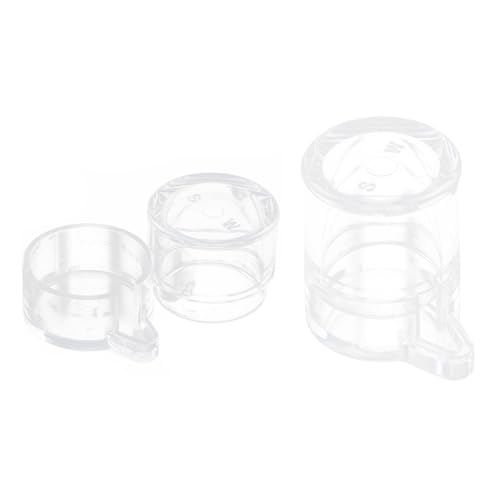 Ant Water Feeder Bowl with Separate Feeding Port Transparent Acrylic Mini Water Dish for Ants Nest Hydration and Nature Observation 1.53X1.29X1.18 Inch 2 Pack