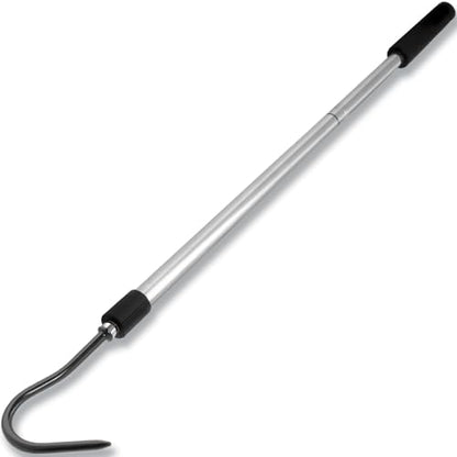 Snake Hook, 35"-65" Reptile Snake Hook Heavy Duty Long for Ball Python Rattlesnakes Rattle Copperhead Removal with Sponge Grip and Stainless Steel Rubber Tip Hook - size: 60inch