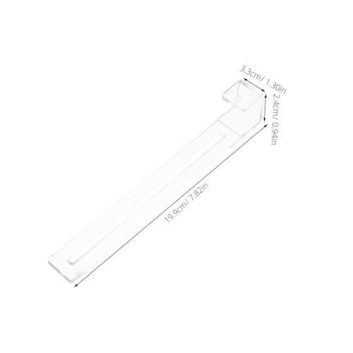 Sosoport Reptile Tank Hooks 2pcs Aquarium Hangers Adjustable Climbing Ramps Fish Tank Accessories