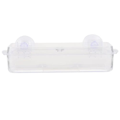 KALLORY Escape-Proof Suction Cup Reptile Feeder Bowl, Anti-Escape Lizard Feeding Basin with Water Dish for Geckos and Small Reptiles in Terrariums