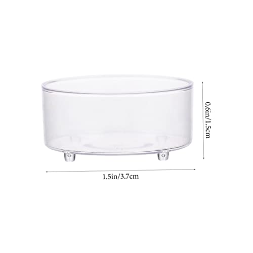 Milisten 30PCS Acrylic Reptile Feeding Bowls and Water Dishes Reptile Food Cups for Lizards Snakes and Insects Household Supplies