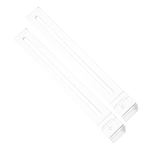 Sosoport Reptile Tank Hooks 2pcs Aquarium Hangers Adjustable Climbing Ramps Fish Tank Accessories