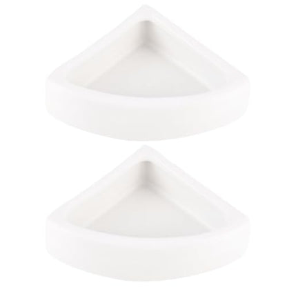 2pcs Reptile Food Dish Bowl: Ceramic Escape Prevention Bowl - Anti-Scatter Food and Water Dish for Gecko/Bearded Dragon/Chameleon/Lizard