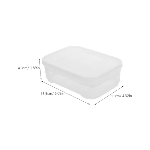 SUPVOX Transparent Plastic Breeding Box for Hatching Snakes Lizards and Turtles Sturdy Easy to Clean Hatching Tray for Reptile Enthusiasts
