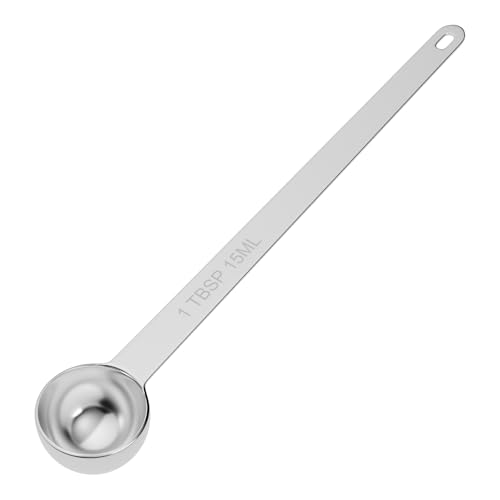 1PCS 1TBSP(15ml) Extra Long Handle Measuring Spoon, 18/8 Stainless Steel | Food-Grade SS 304, Accurate, BPA-Free, Dishwasher Safe, Engraved Marking, Kitchen Essential - size: 1tbsp|15ml