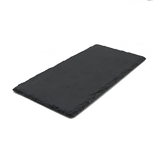 JIH Reptile Basking Platform 11.8x5.9 inch, Natural Rock Reptile Food Bowl | Tortoise Feeding Dish Habitat Decor - size: 30x15cm