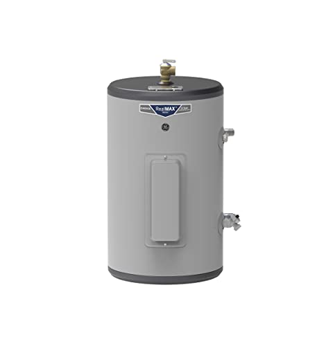 GE Appliances 10 Gallon Versatile Plug and Play Electric Water Heater with Adjustable Thermostat, Easily Installs Where You Want It, 120 Volt - style: 10 Gallon