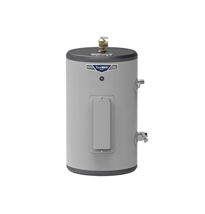 GE Appliances 10 Gallon Versatile Plug and Play Electric Water Heater with Adjustable Thermostat, Easily Installs Where You Want It, 120 Volt - style: 10 Gallon