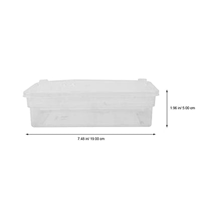 POPETPOP Hatching Box for Reptiles Lightweight Incubation Container for Snakes Lizards and Geckos Transparent Design for Visibility Safe Plastic Material for Growth