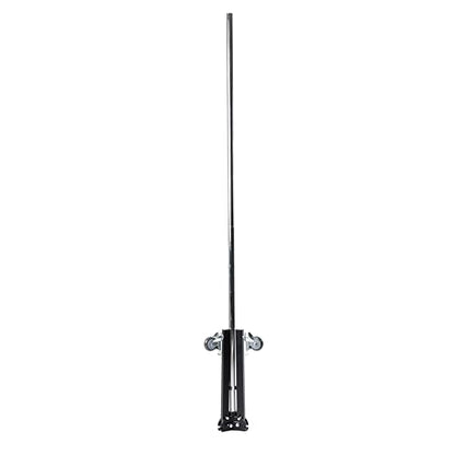 Cheetah Stand Pistol Grip Light Stand with Castors with Sliding Arm & Chrome Plated. Max Weight of 15lbs & 6.5 Max Height.