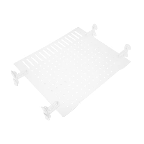 Toddmomy Adjustable Acrylic Fish Tank Divider Suction Cups Aquarium Isolation Plate for Fish Separation Easy to Install for Mixed Breeding and Reptiles