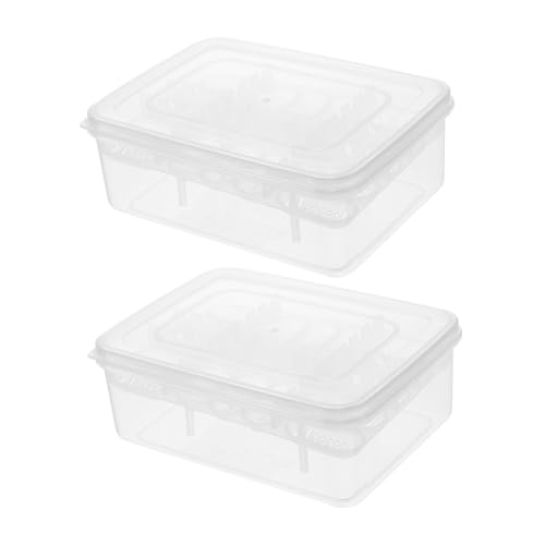 2pcs Compartment Reptile Incubation Tray Unbreakable for Tortoise Lizard Eggs Pet Supply