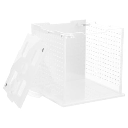 DECHOUS Reptile Feeding Box and Breeding Habitat Container Acrylic Pet Enclosure Suitable for Mantises, Stick Insects, Spiders, and Small Reptiles