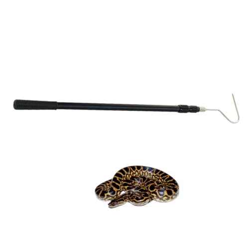 7FT Telescopic Aluminum Snake Hook, 2-in-1 Extendable Truck Cargo Grabber, Heavy Duty Wildlife & Pickup Retrieval Tool