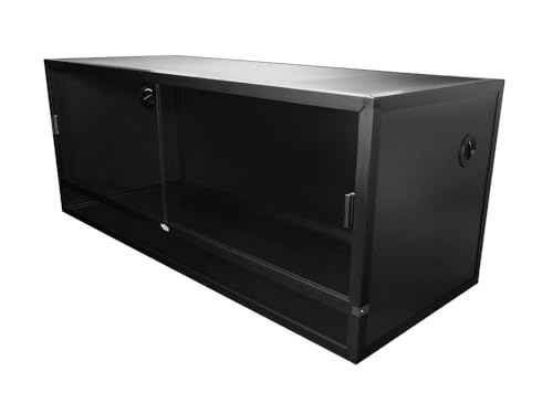 5x2x2 (150 Gallon) Reptile Enclosure V3 PVC Panels, Glass Doors, Lightweight, Easy to Assemble, Heavy Duty Screen, Aluminum Frame