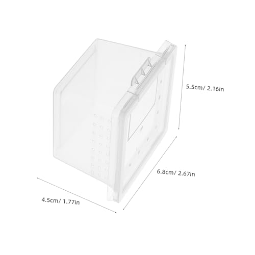 BESPORTBLE 20pcs Reptile Tank Accessories Reptile Breeding Container Snake Box for Gecko Terrarium Lizard Mantis Breathable Design